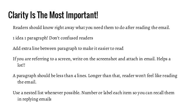 how to write a proper