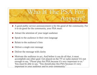 Psa Paper Write Example HOW TO WRITE A PSA.pdf