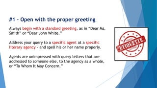 How to Write a Query Letter | PPT