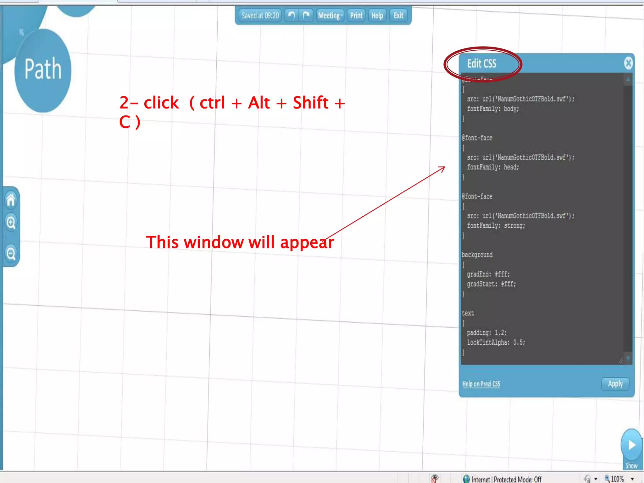 2- click ( ctrl + Alt + Shift +
C)
This window will appear