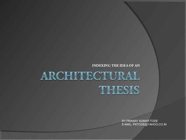 Thesis layout