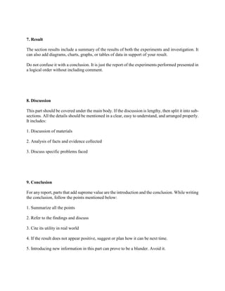 How to write a report | PDF