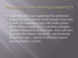 How to write a report about what was | PPT | Free Download