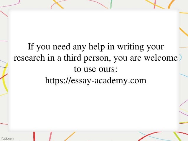 third person essay