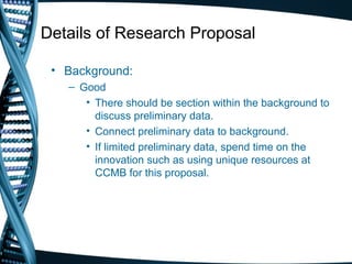How to write a research proposal | PPT