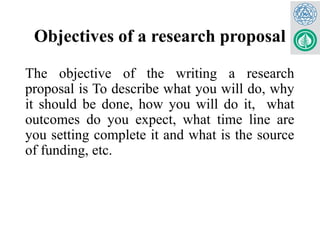 HOW TO WRITE A RESEARCH PROPOSAL, FOR UNDERGRADUATES.pptx