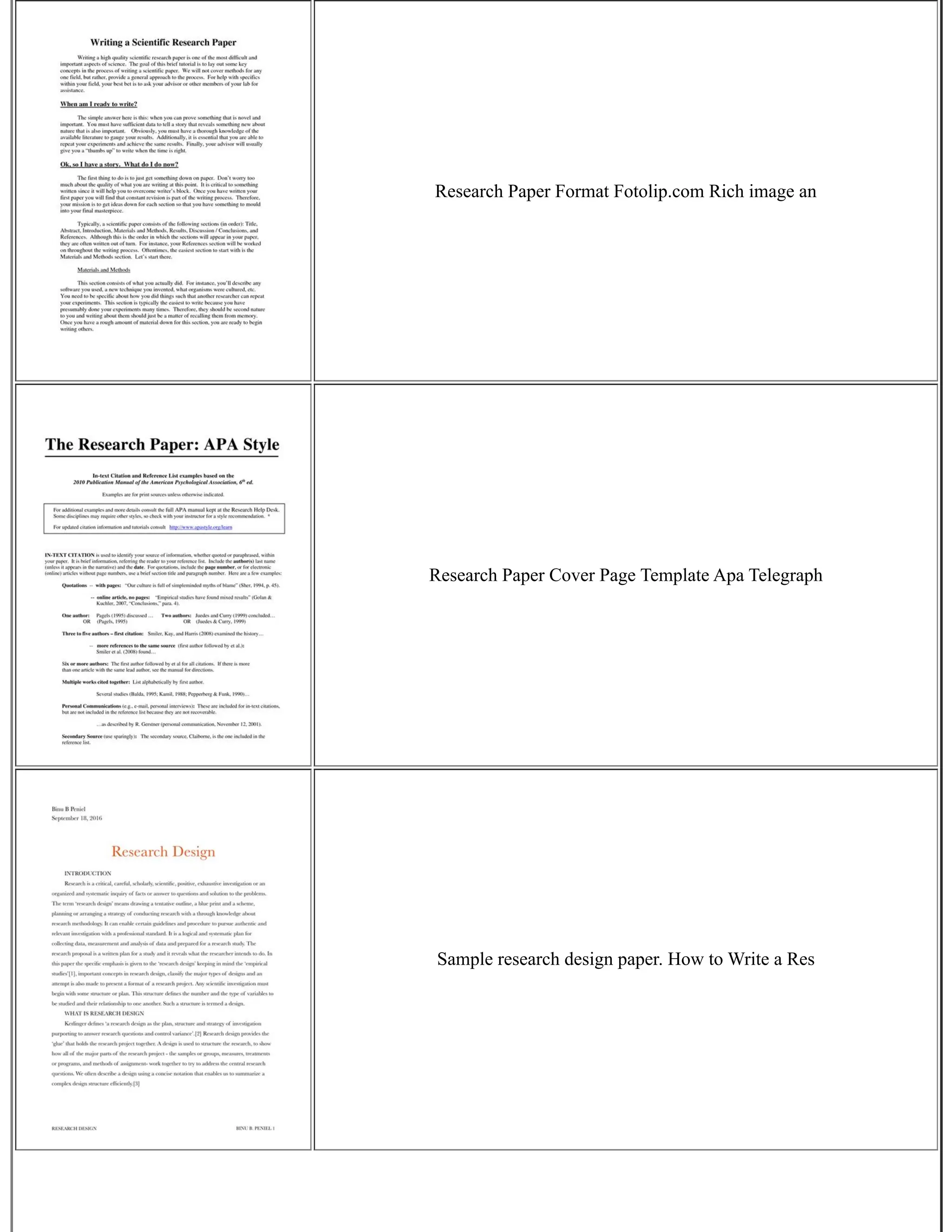 Research Paper Format Fotolip.com Rich image an
Research Paper Cover Page Template Apa Telegraph
Sample research design paper. How to Write a Res
 
