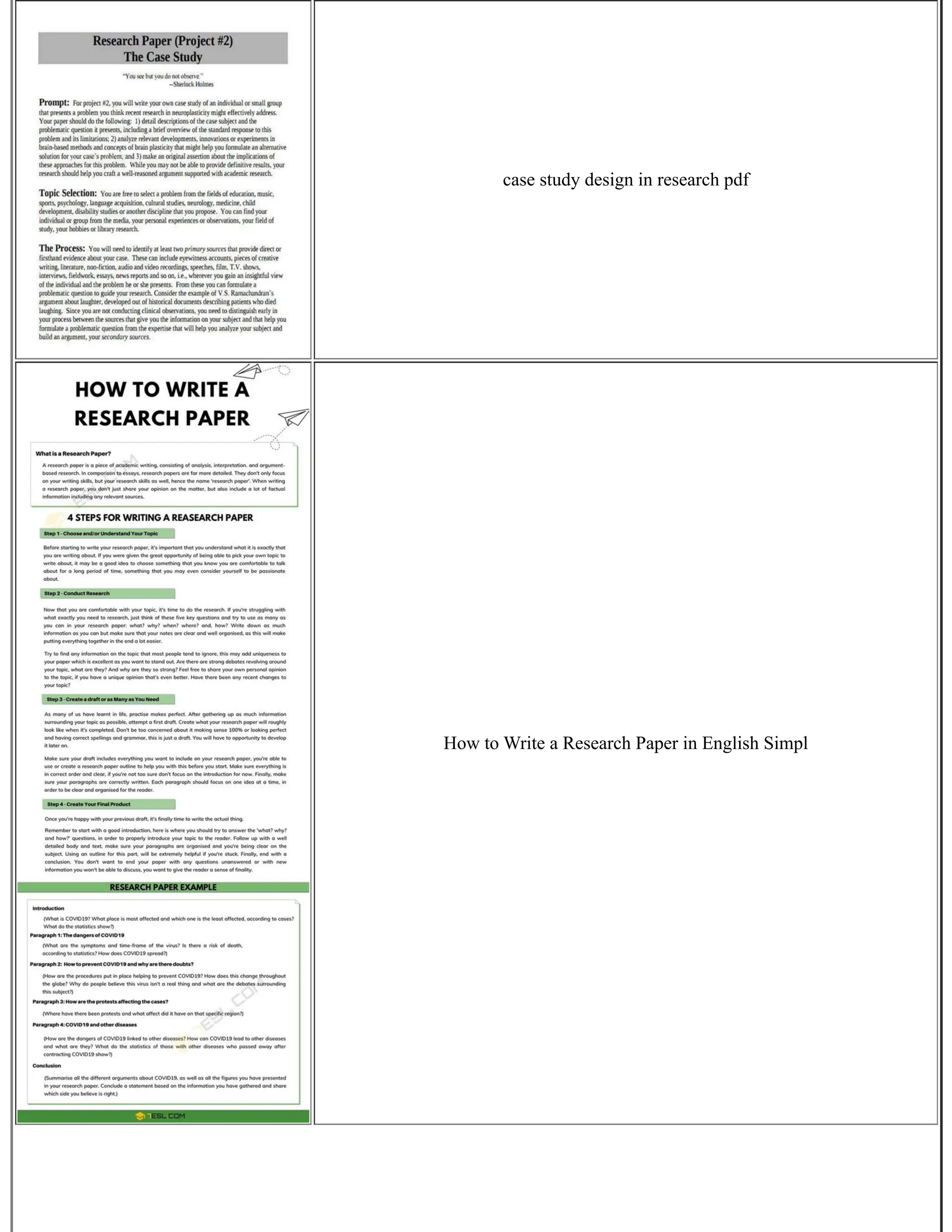 case study design in research pdf
How to Write a Research Paper in English Simpl
 