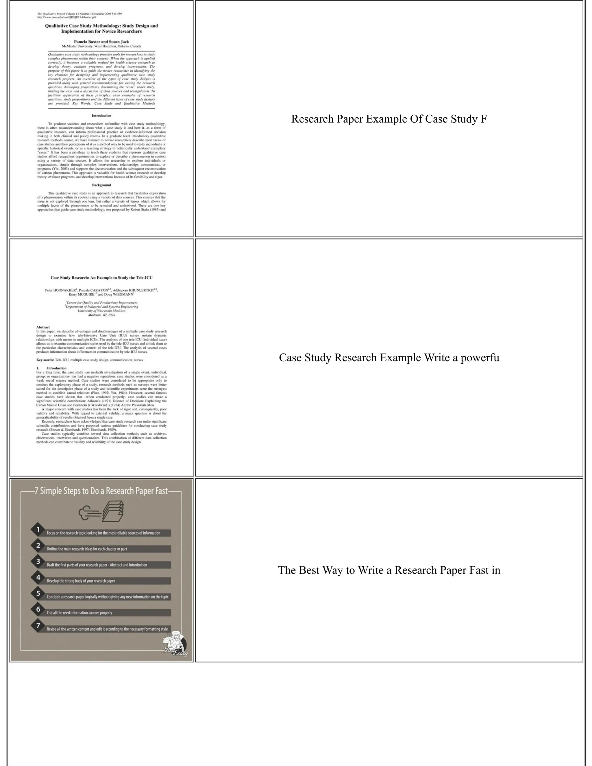 Research Paper Example Of Case Study F
Case Study Research Example Write a powerfu
The Best Way to Write a Research Paper Fast in
 
