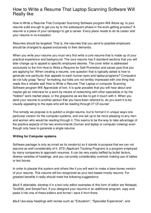 how to write a