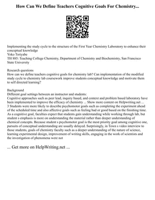 How To Write A Review Paper ResearchGate | PDF