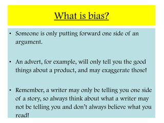 I can use a balanced planning format to present an argument.