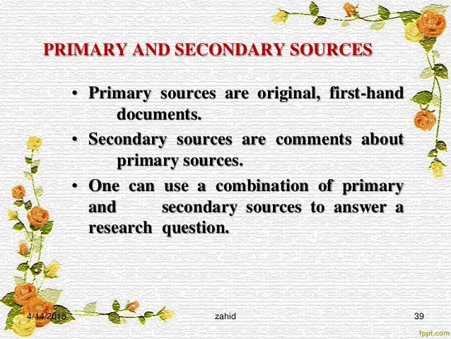 How to find secondary sources for essay research papers