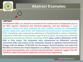 LOGO Abstract Examples:
www.uokufa.edu.iq
 