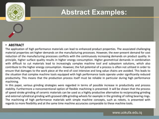 LOGO Abstract Examples:
www.uokufa.edu.iq
 