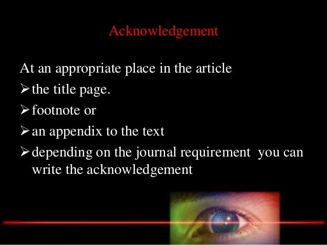 Writing a scientific paper for publication