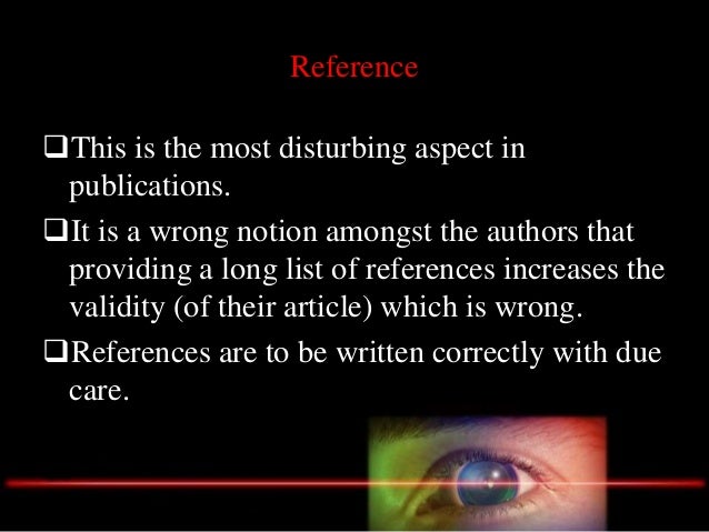 Writing a scientific paper for publication