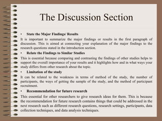 Science Discussion Examples How to Write a Scientific Paper in Midwifery.ppt