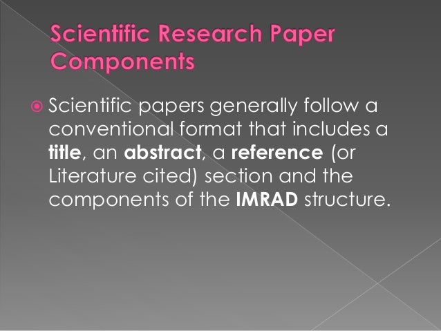 Define scientific research paper