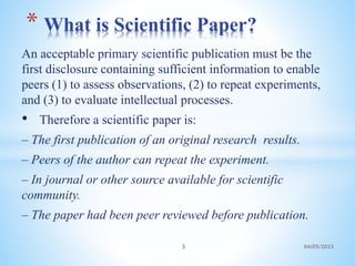 How to write a scientific Research Paper.ppt