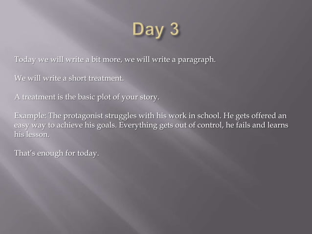 How to write a script for a short | PPTX