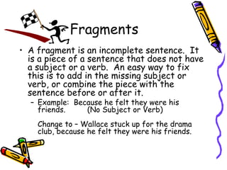 How to write a sentence | PPT