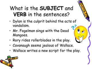 How to write a sentence