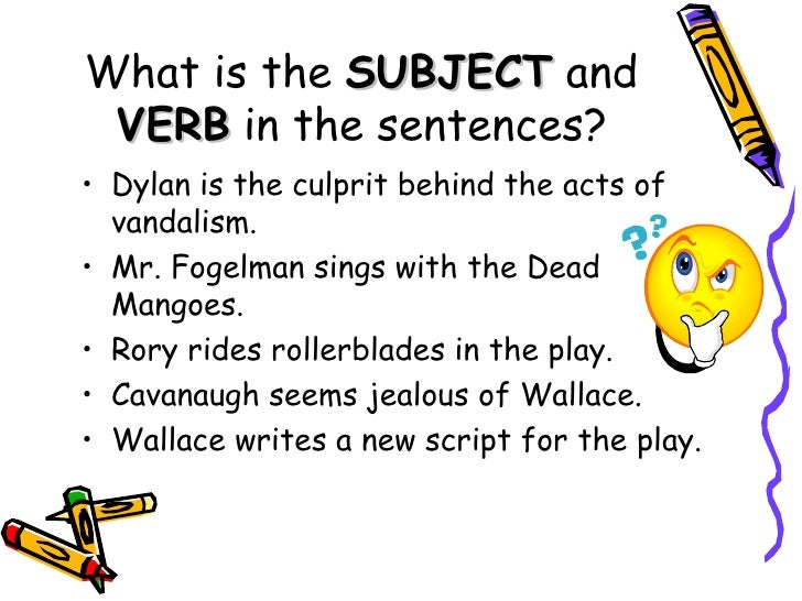 How to write a sentence