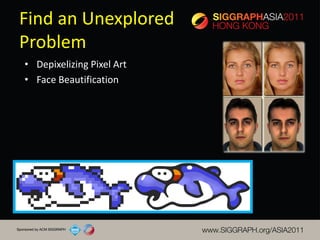 [SIGGRAPH ASIA 2011 Course]How to write a siggraph paper | PDF