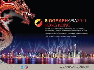 How to write a SIGGRAPH paper




Reconstructed from SIGGRAPH Asia 2011 Course
 