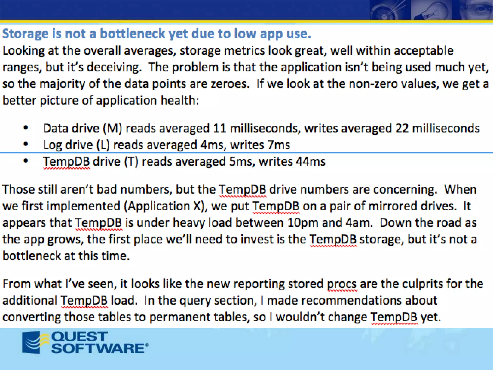 How To Write A SQL Server Performance Review