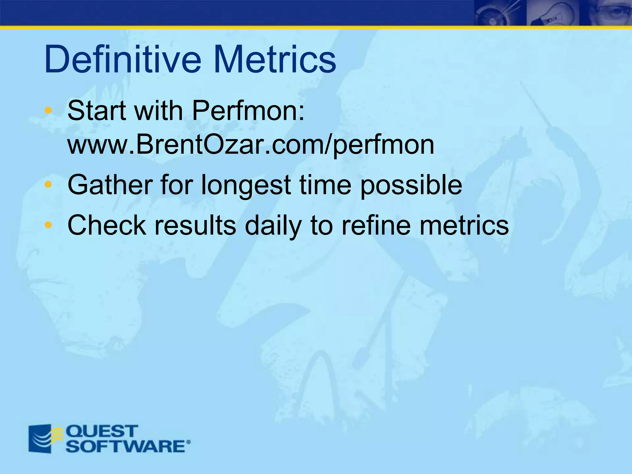 How To Write A SQL Server Performance Review
