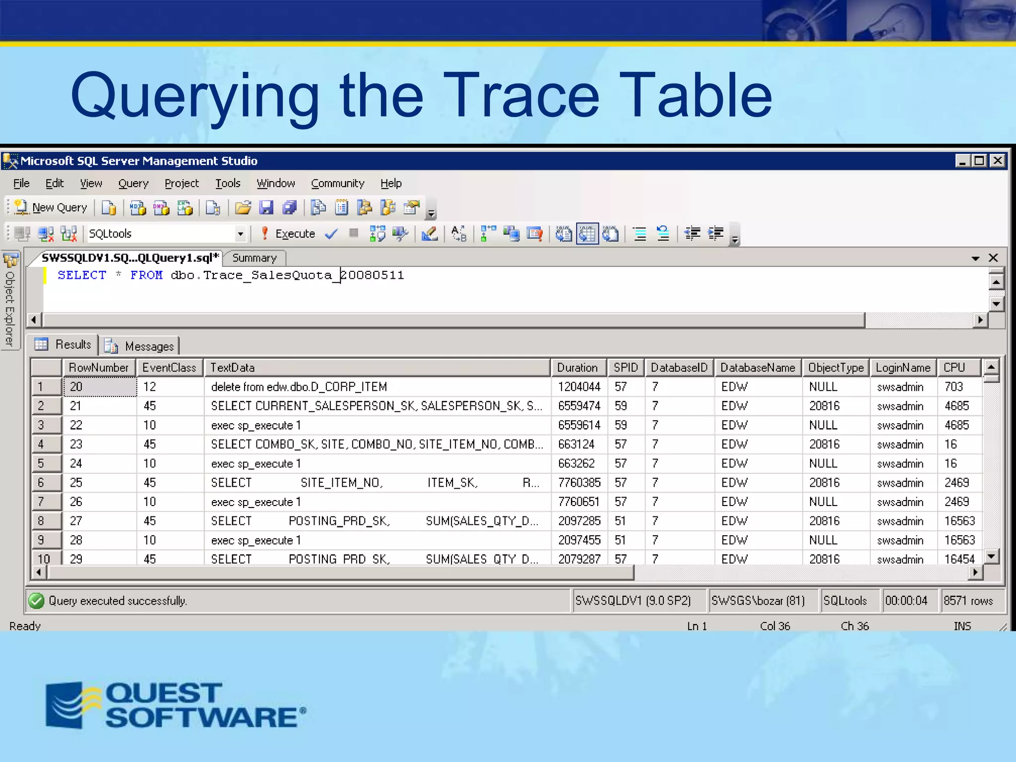How To Write A SQL Server Performance Review