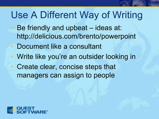 How To Write A SQL Server Performance Review