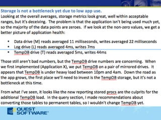 How To Write A SQL Server Performance Review