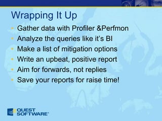 How To Write A SQL Server Performance Review