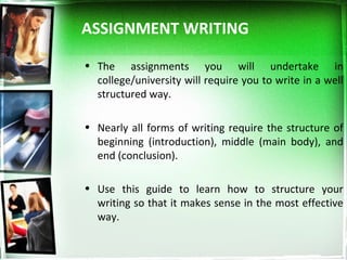 How To Write Assignment - Academic Writing Services | PPT