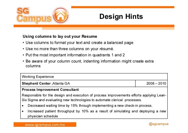 how to create a successful resume resume hints
