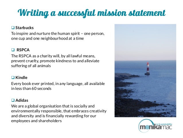 Hoe to write a mission statement