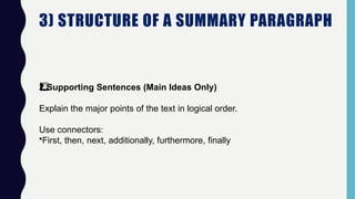How to Write an Effective Summary Paragraph: Structure, Rules, and ...