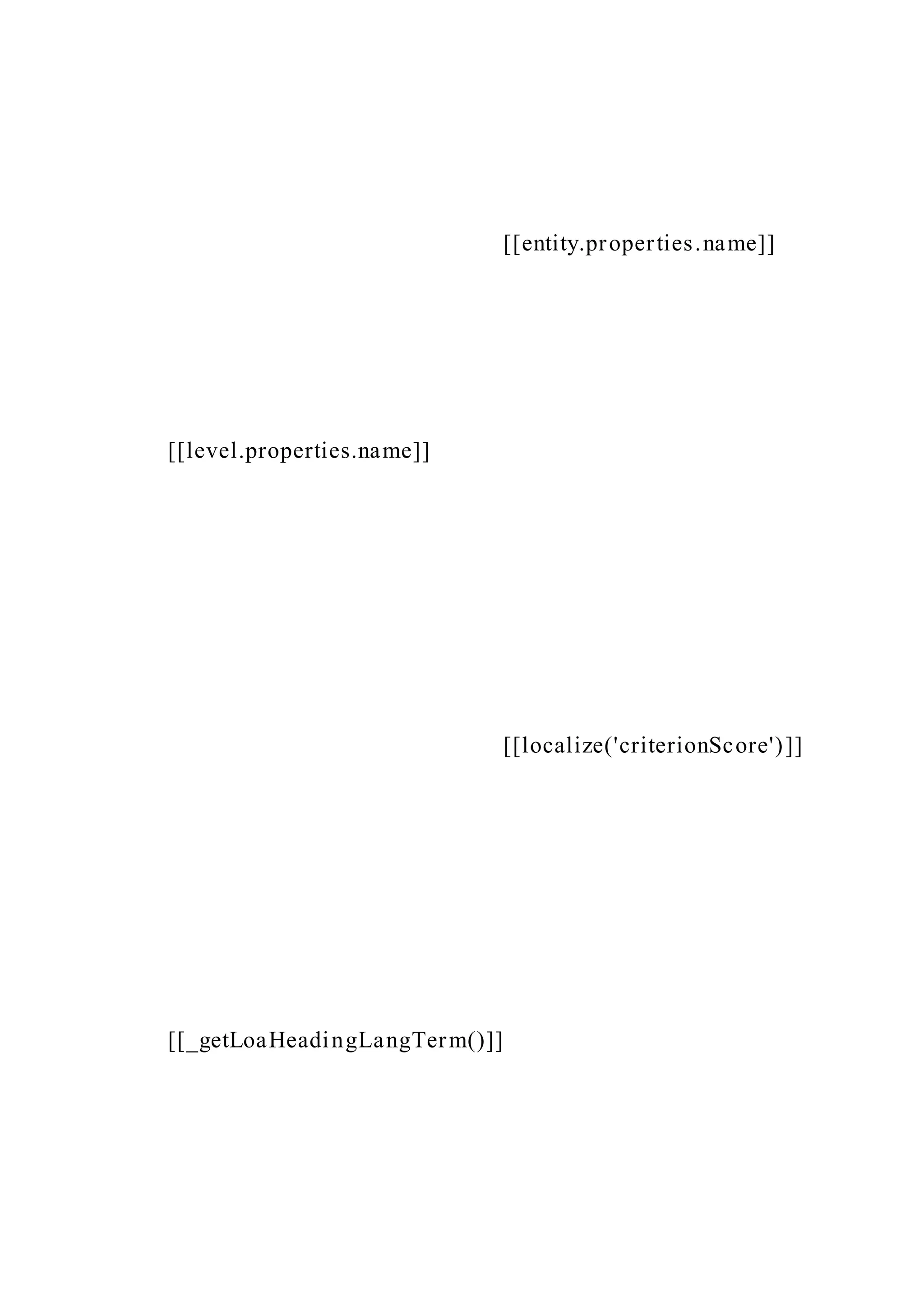 [[entity.properties.name]]
[[level.properties.name]]
[[localize('criterionScore')]]
[[_getLoaHeadingLangTerm()]]
 