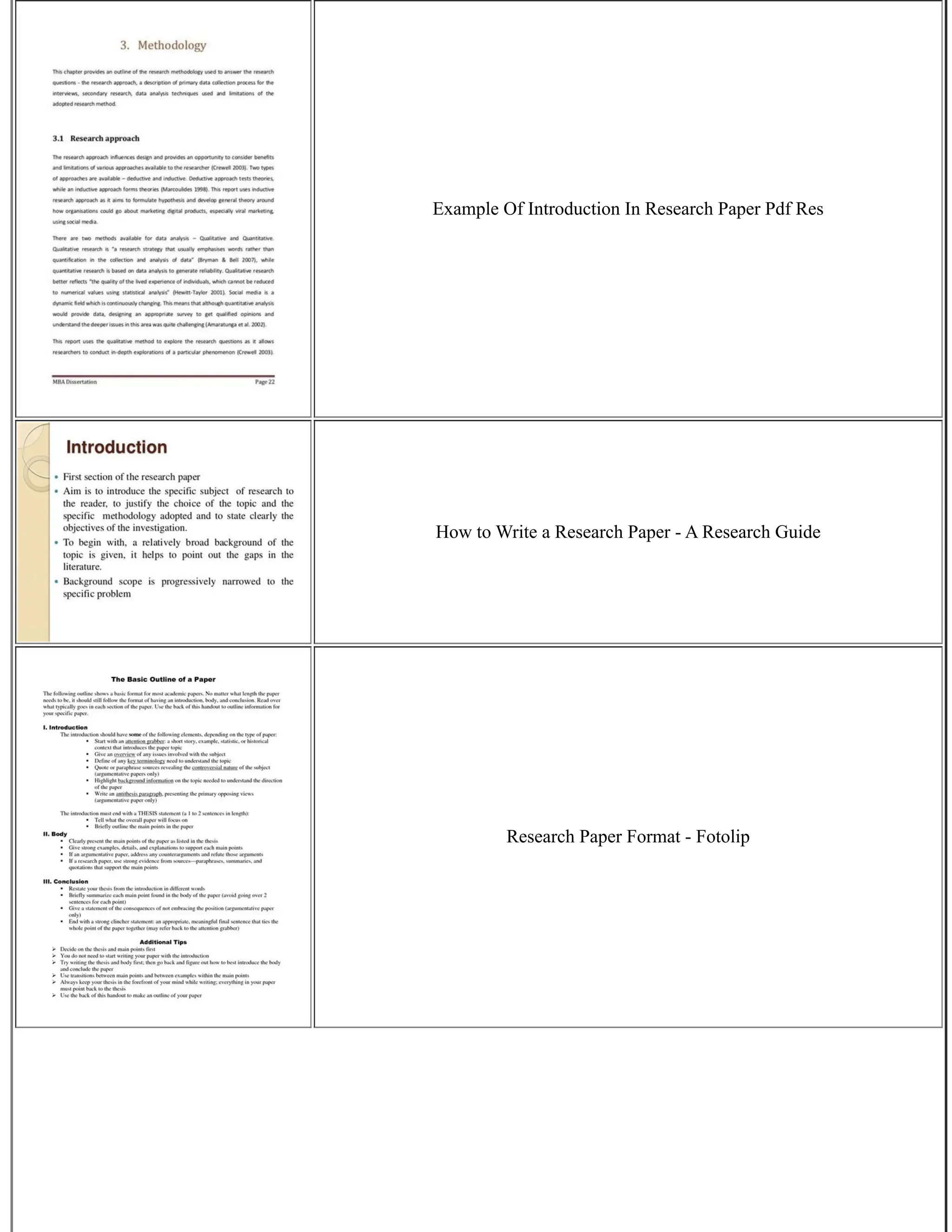 Example Of Introduction In Research Paper Pdf Res
How to Write a Research Paper - A Research Guide
Research Paper Format - Fotolip
 