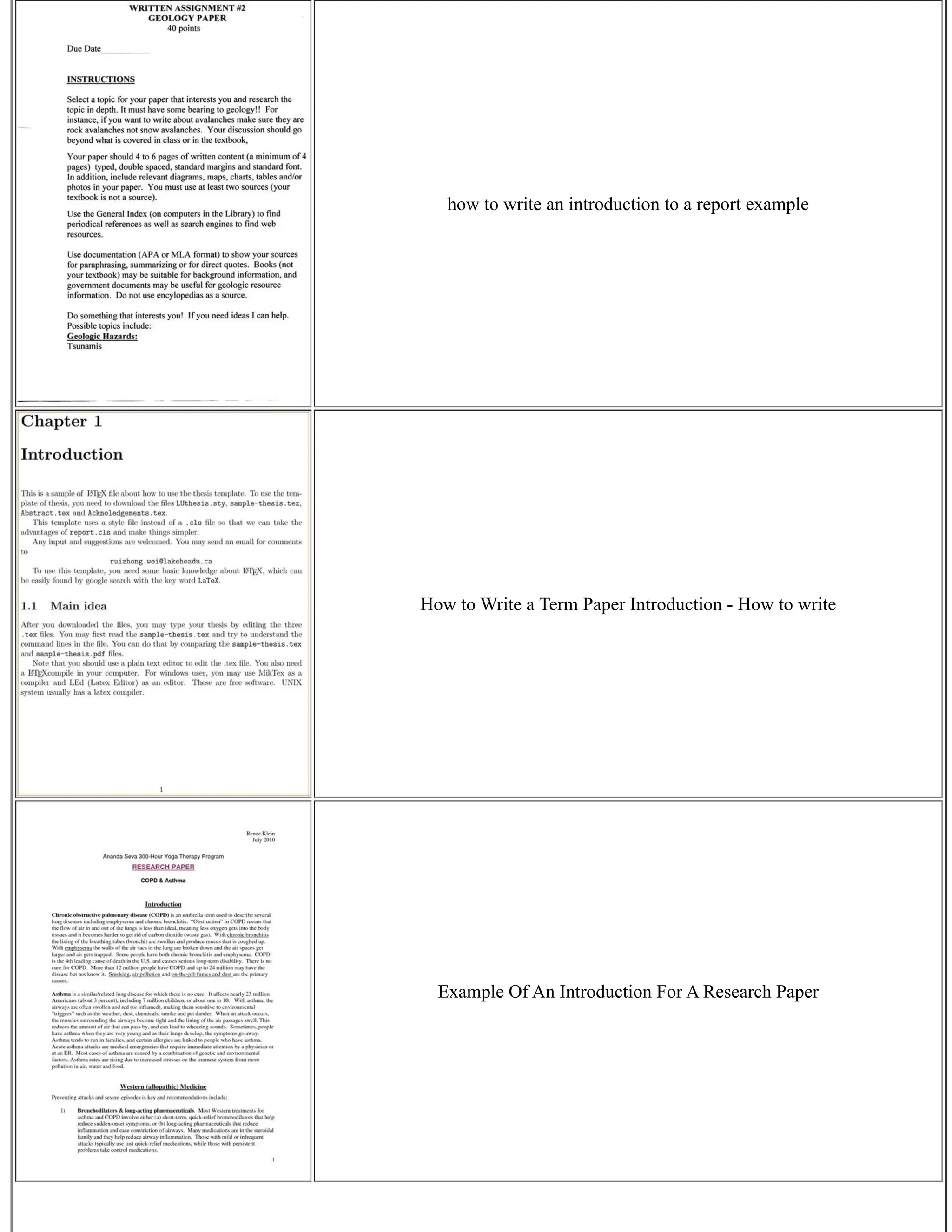 how to write an introduction to a report example
How to Write a Term Paper Introduction - How to write
Example Of An Introduction For A Research Paper
 