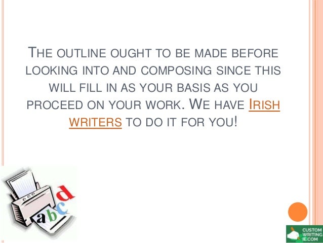 How To Write A Term Paper Outline Topics Format