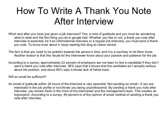 how to write a thank you note after interview email thank you note after interview