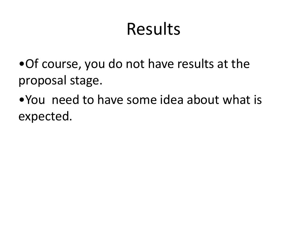 How to write a thesis proposal