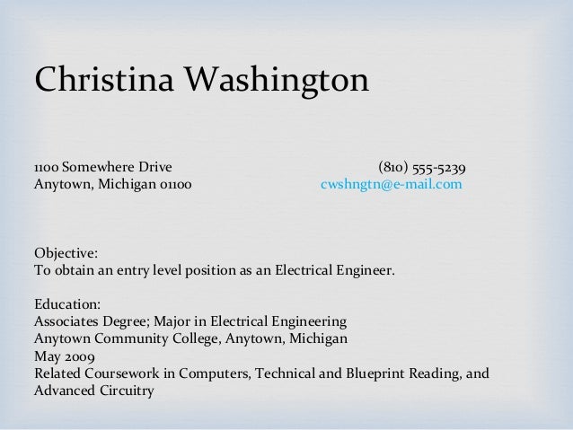 how to type out a resumes