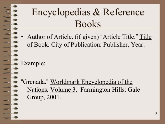 how to do a works cited page