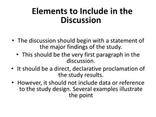 Dissertation Discussion Example How to write discussion in thesis | PPTX
