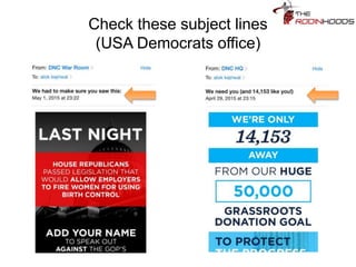 Check these subject lines
(USA Democrats office)
 